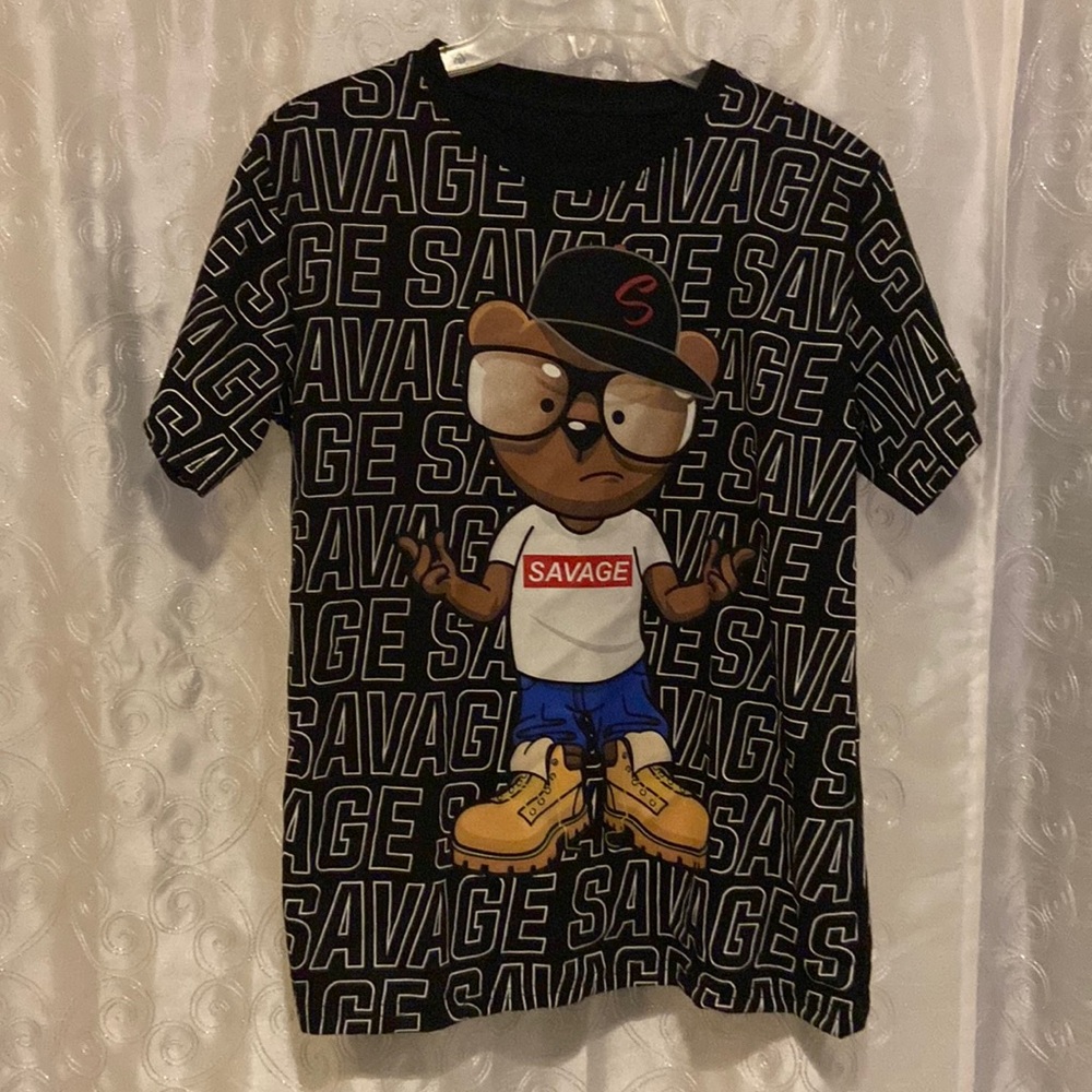 Fresh Laundry Savage Textured Shirt Adult Size Large 💥
